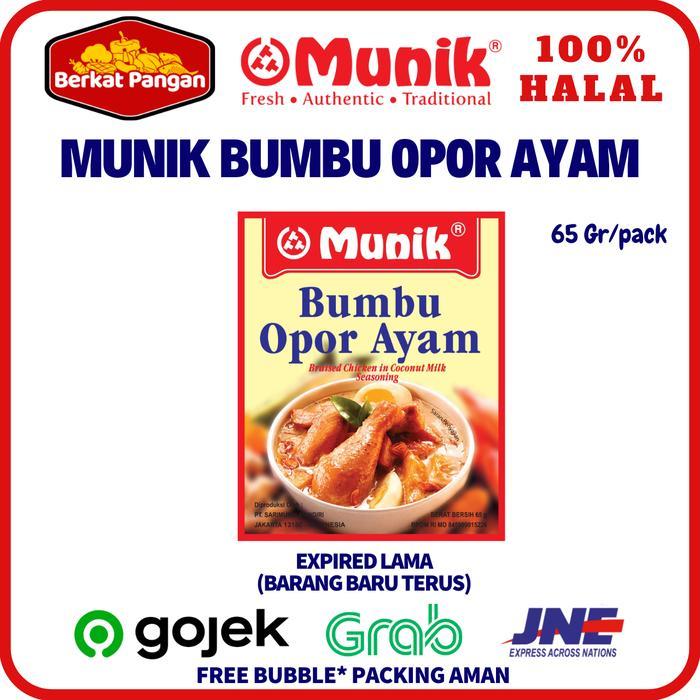 Bumbu Instant Munik Soto Ayam / Rendang / Soto Betawi / Ayam Goreng / Ayam Panggang / Nasi Uduk / Na