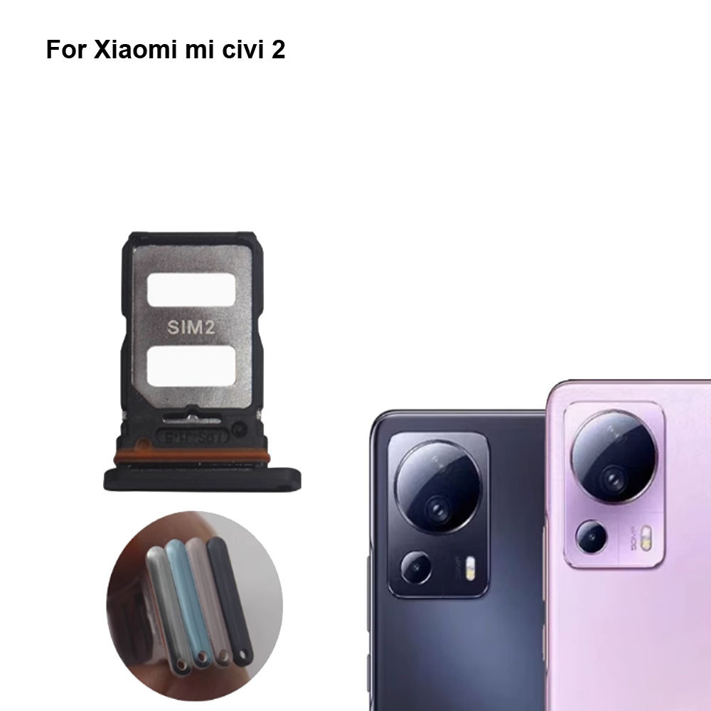 For Xiaomi mi civi 2 New Tested Sim Card Holder Tray Card Slot For Xiaomi mi civi2 Replacement Parts