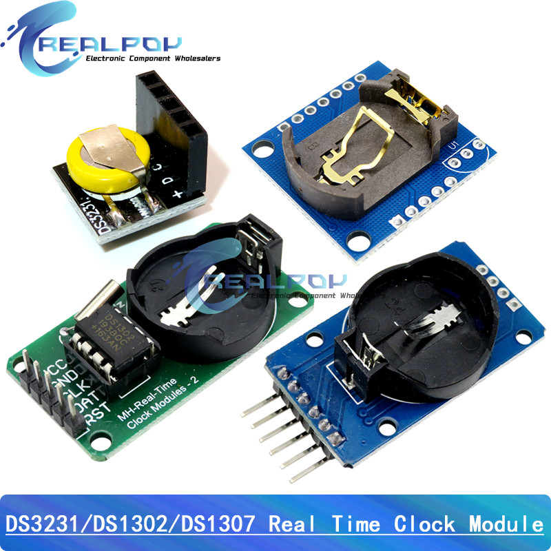 Modul IIC DS3231 AT24C32, Modul Jam Presisi RTC I2C DS1302, Modul Memori DS1307, Modul Mini Real Tim