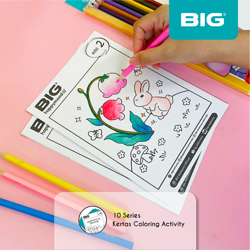 10 Pcs Kertas Mewarnai A5 150 GSM Tebal / Kertas Gambar Ilustrasi / Coloring Sheet Anak & Dewasa