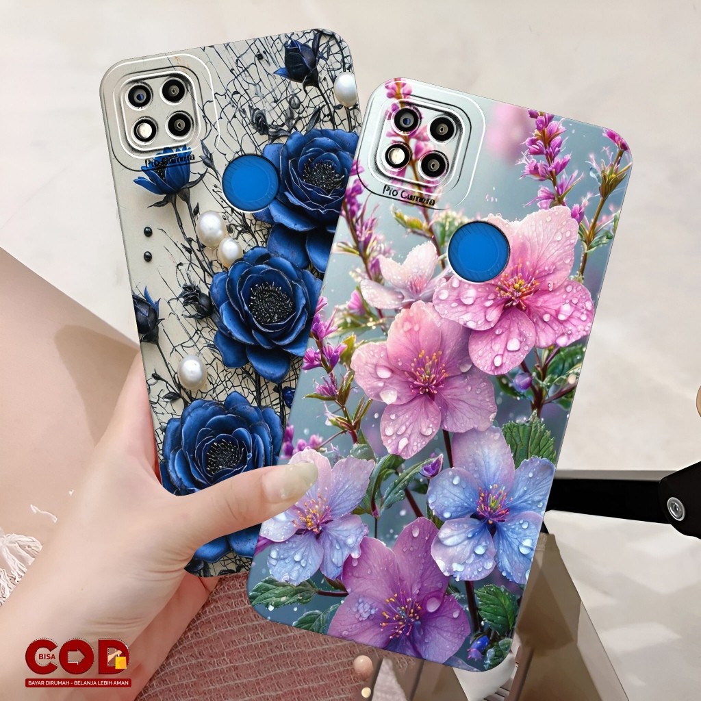 Case Hp Redmi 9C / Redmi 10A / Redmi 9A / Redmi 10C / Poco C40 Silikon Tpu Lentur Fashion Case Motif