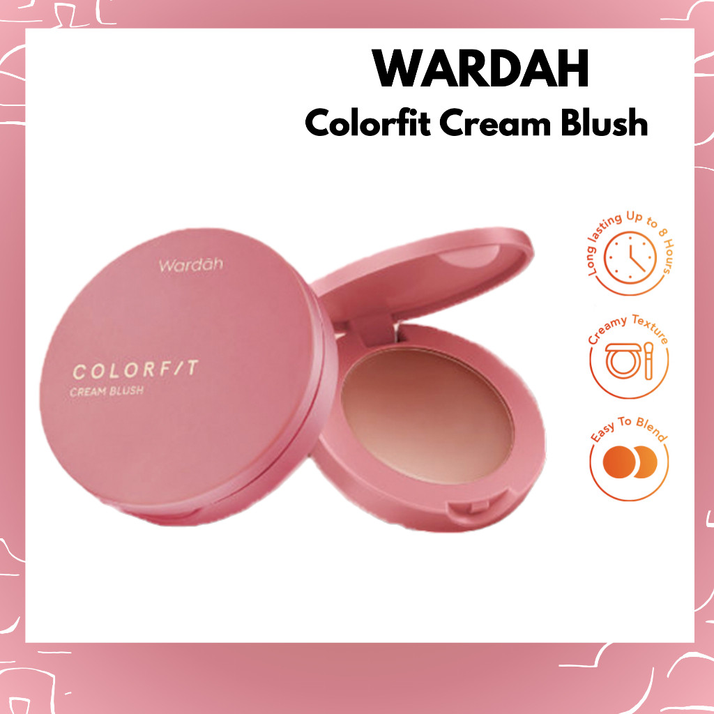 Wardah Colorfit Cream Blush | Blush On