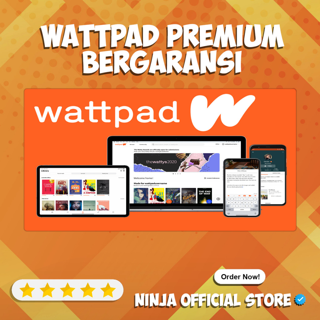 Akun WattPad Premium Watt Pad iOS Android iPhone Bergaransi All Devices