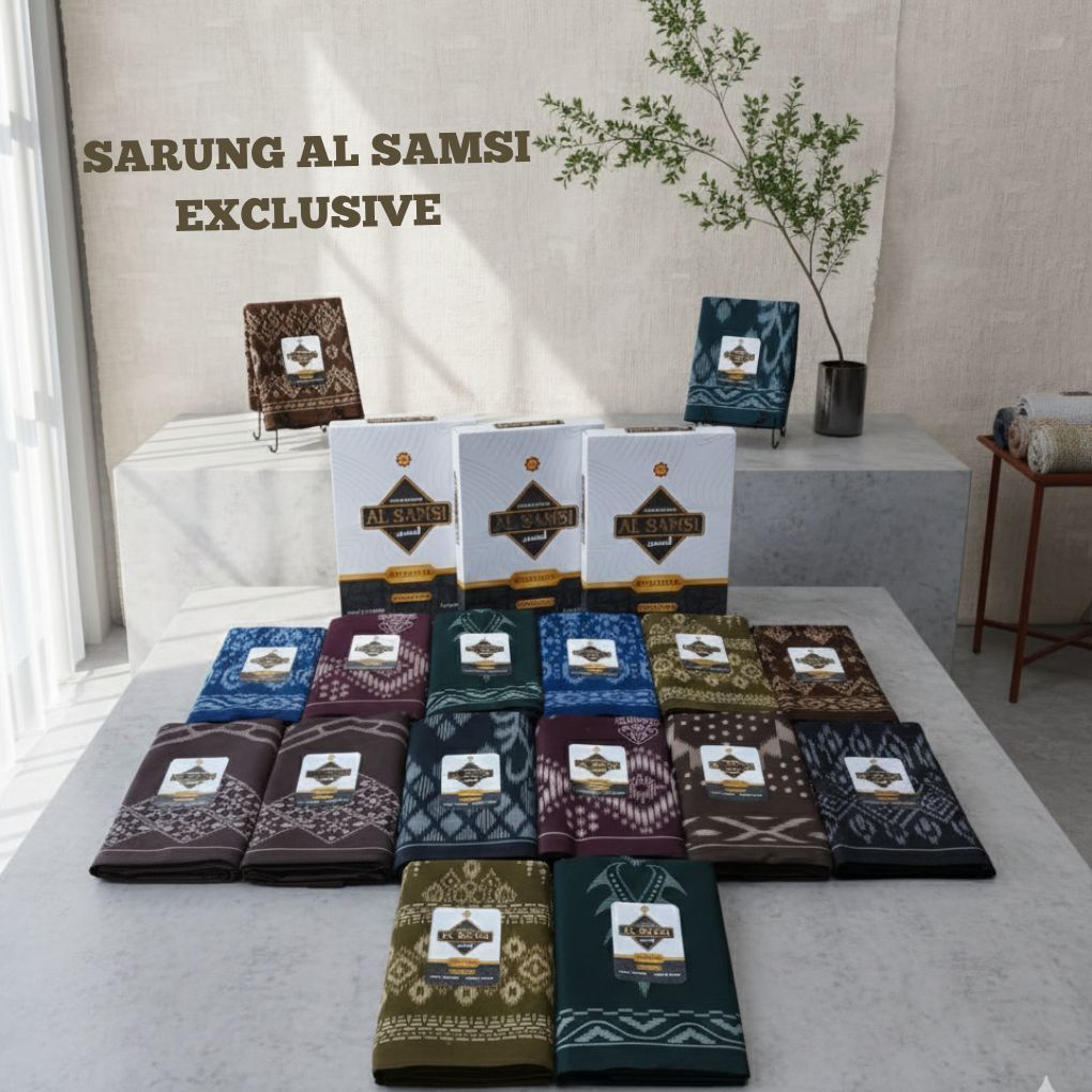 REJEKI SALE - Sarung Al Samsi Exclusive Katun Premium