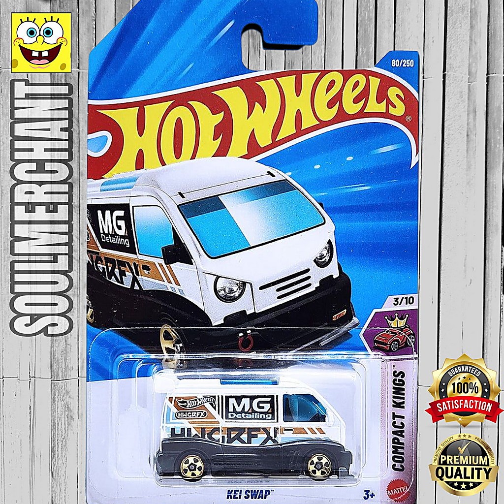 Hot Wheels Kei Swap Putih Diecast Mobil Van Jepang