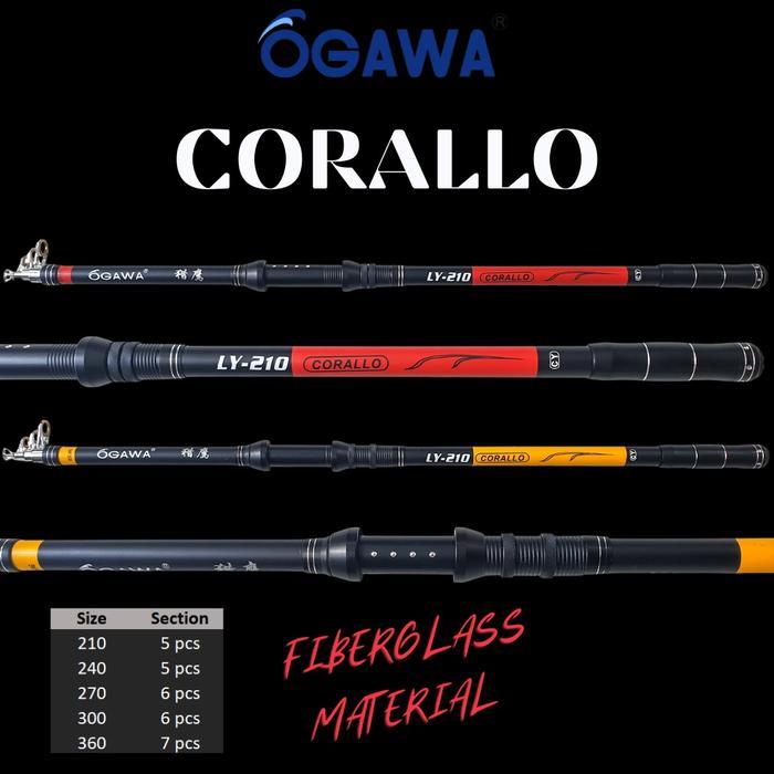 Joran Antena Ogawa Corallo Panjang  210 240 270 300 360 - 270