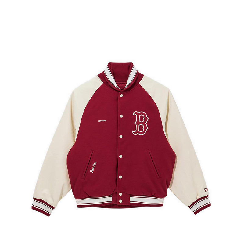 New Era Mlb Raglan Varsity Boston Red Sox Men's Jacket - Red