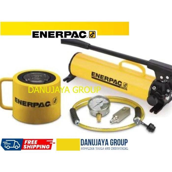 Hydraulic Tool Set Enerpac RCS1002 P80 HC7206 Gauge Paket Silinder Pompa Selang Alat Ukur Hidrolik