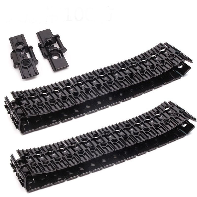 80pcs 57518 Buig Blocks Part Large Size Tank Engineering Car Track Accessorie Birck Compatible Ev3 2