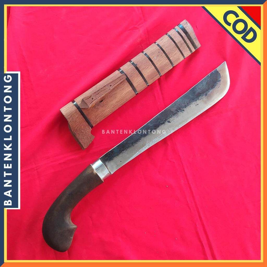 Pisau baja asli Golok Apruk Golok Per Hitam Untuk Kayu Bambu Kelapa Muda  Golok Serbaguna
