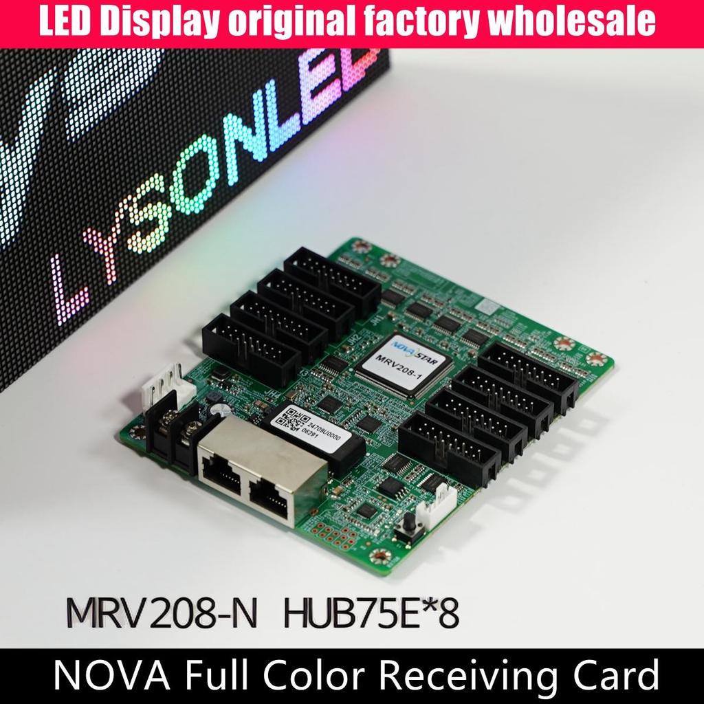 Nova MRV208-N 8xHUB75E Full Color LED Video splay Receiving Card Combine Work With Novastar MSD300 S