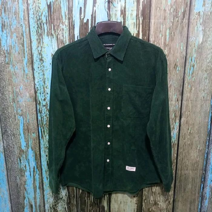 KEMEJA PANJANG CORDUROY  N.J.CLOTHING COMPANY size XL