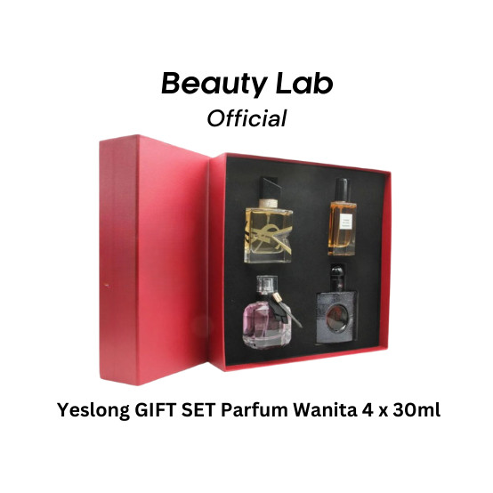 Parfum Premium YESLONG SET Parfum Wanita Travel Size Gift SET Box Segel