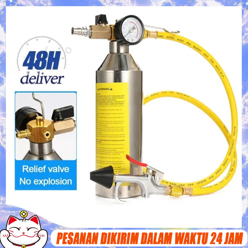 ALAT FLUSHING TOOL KIT AC FLUSHING KIT FLUSHING AC pembersih AC mobil Terbaik Set Lengkap Veno Kode