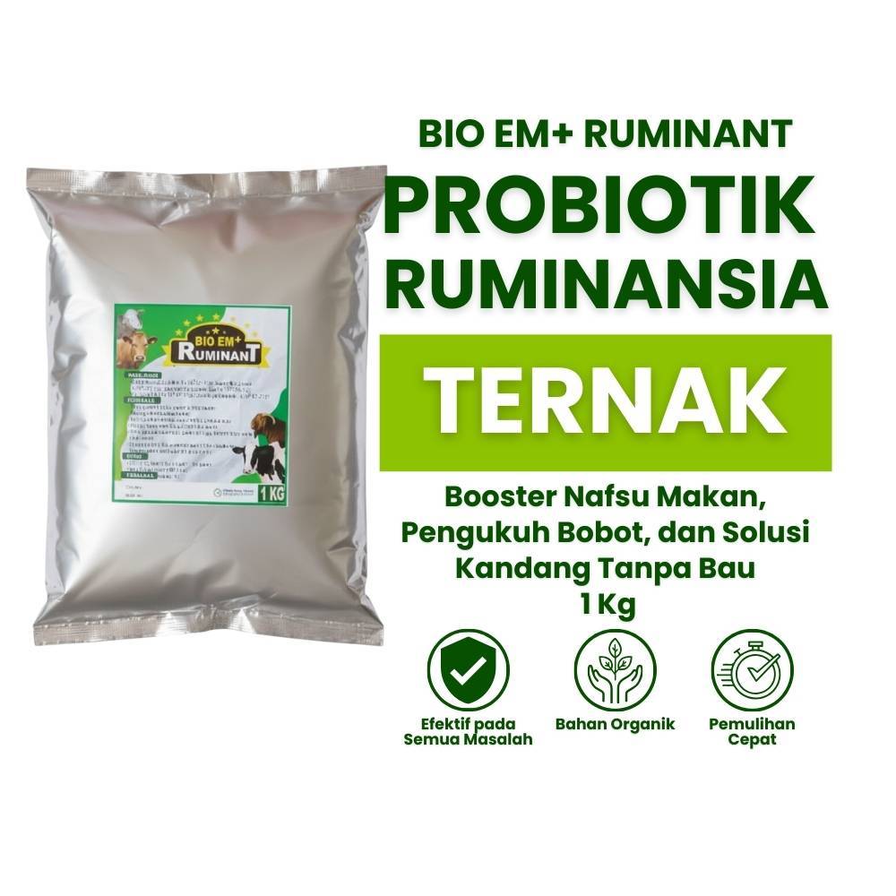 Bio Em Plus 1kg - Bio Em Plus 1kg Bio Em Plus Probiotik Ternak - Probiotik Sapi - Kambing
