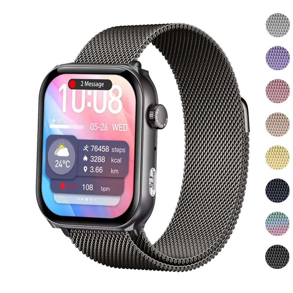 Loop Band for COLMI P78 Strap Magnetic Stainless Steel Metal Wrist Bracelet for COLMI P78 SmartWat A