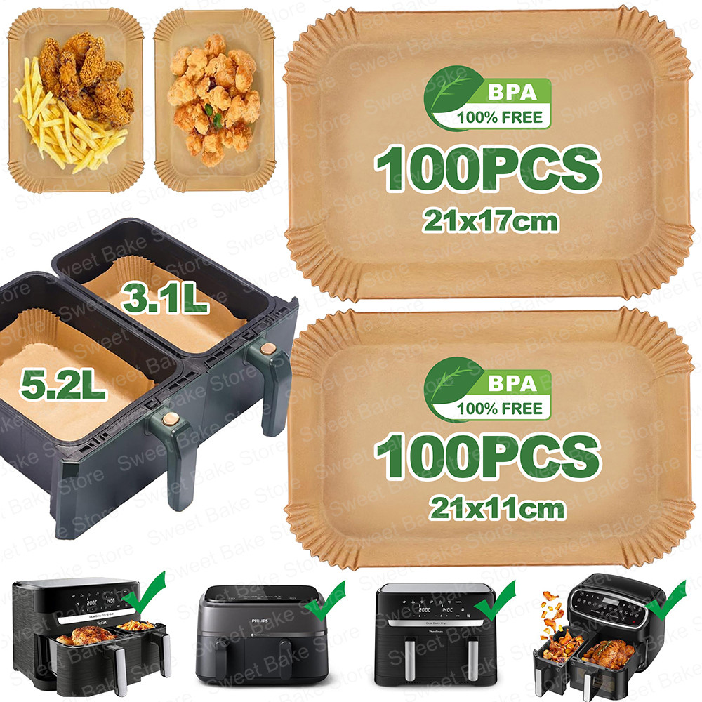 Air Fryer sposable Baking Liner for Tefal Hot AirFryer 5231L Air Fryer Parchment Paper for Tefal EY9