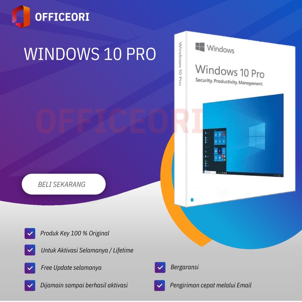big_promo WINDOWS 10 pro 32 bit / 64 bit, Digital License, lifetime retail