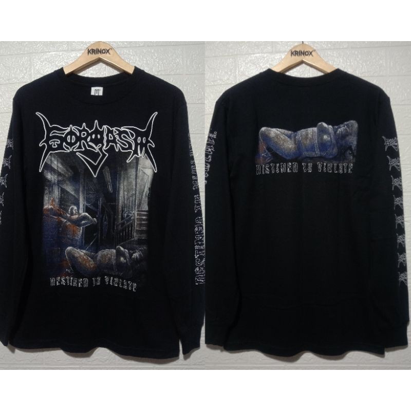 Tshirt Kaos Band / Longsleeve GORGASM Builtup Premium T-shirt Pria