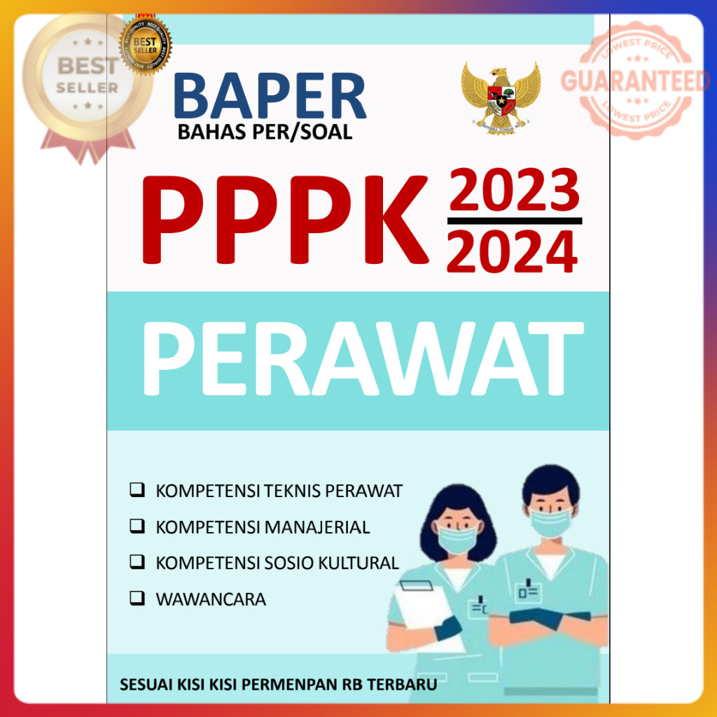BAPER BAHAS PER/SOAL PPPK 2023/2024 PERAWAT IDO143 BukuAsn.id