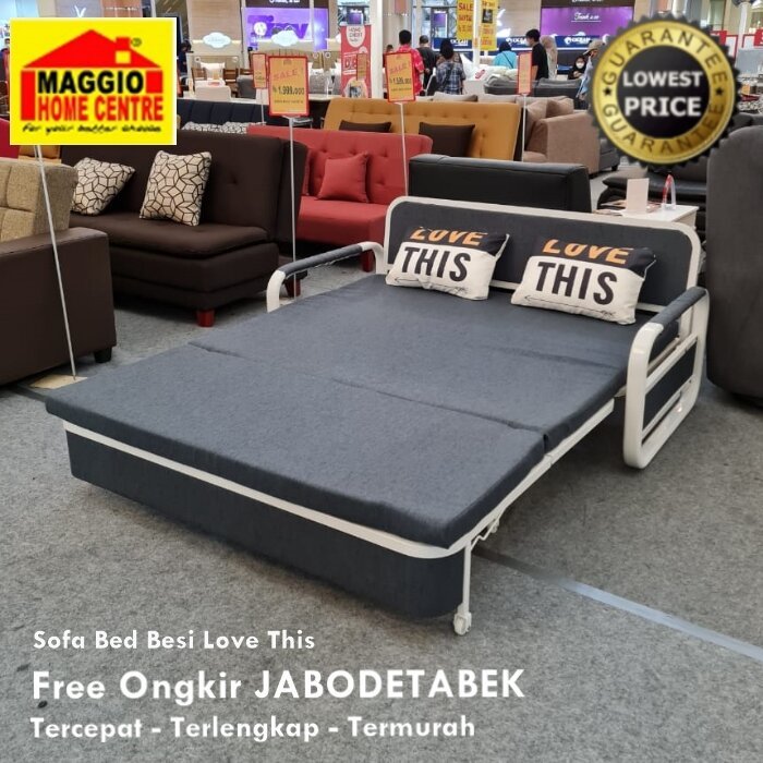 Sofa Bed Minimalis - Sofa Tidur - Sofa Lipat Besi - Maggio