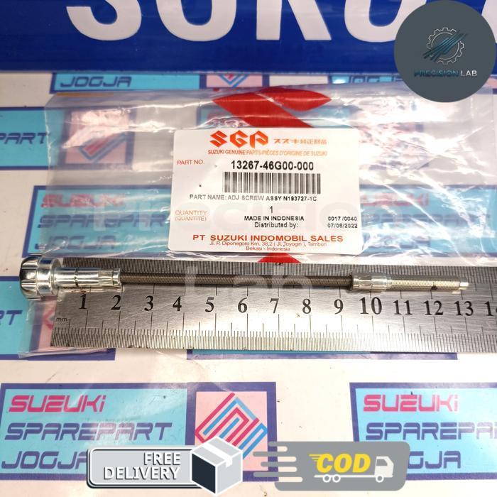 13267-46G00-000 Baut Setelan Gas RPM Karburator Suzuki Spin 125 Ori