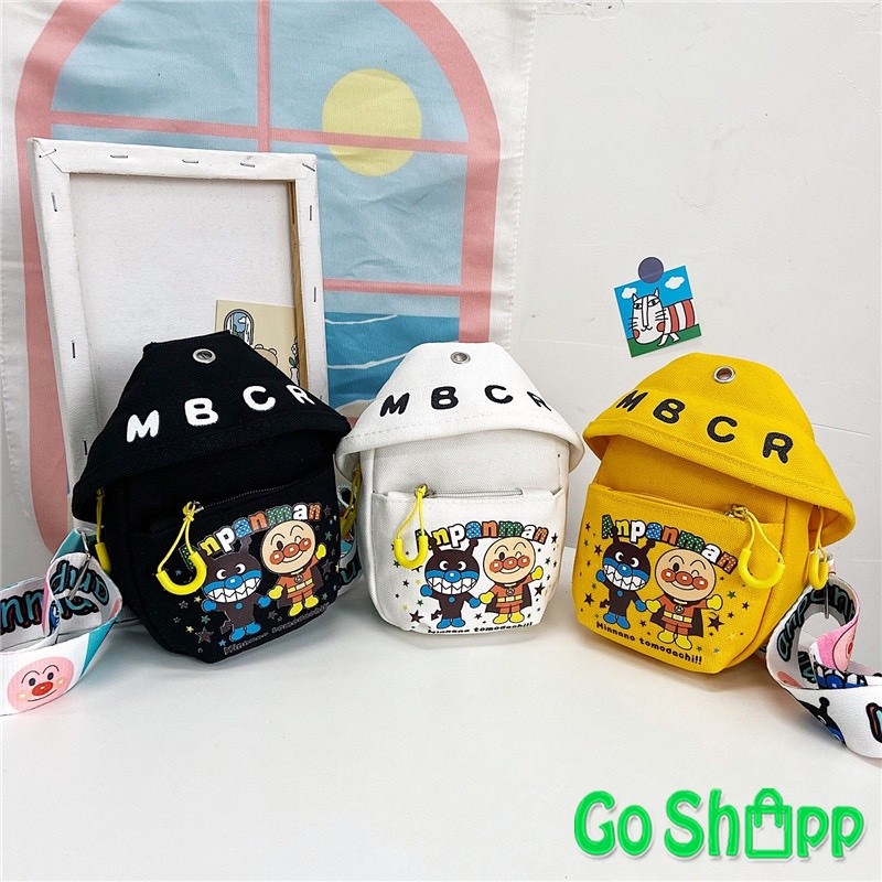 Sling Bag Anpanman - Tas Anak Lucu Motif Anpanman - Tas Sling Bag Lucu Import Terbaru Unisex - Tas A