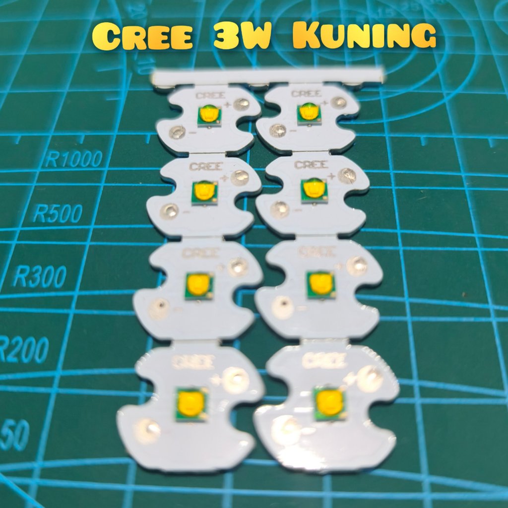 HPL LED CREE 3W Kuning XPE 3535 SUPER BRIGHT Flashlight Senter