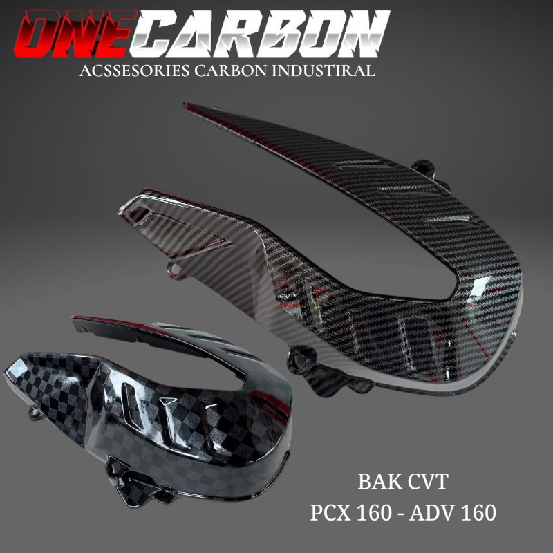 COVER CVT PCX 160 ADV 160 PELINDUNG BAK CVT CARBON PCX 160 ADV 160 ONECARBON AUTOPARTVARIASI