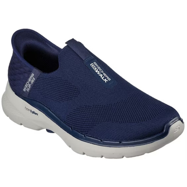 Sepatu Skechers Go walk 6 'Navy Blue White' 216278-NVY Original 100%
