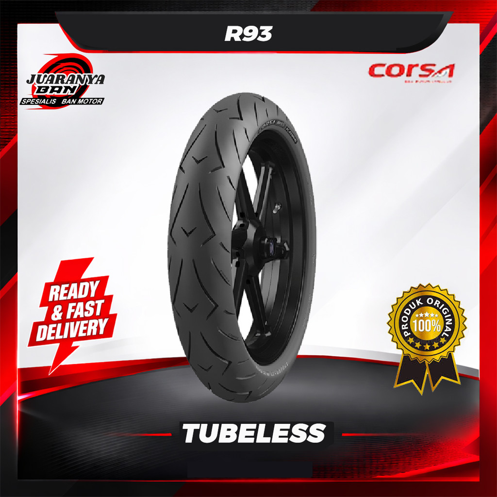 Ban motor sport Corsa R93 120 60 17 Platinum soft compound tubeless