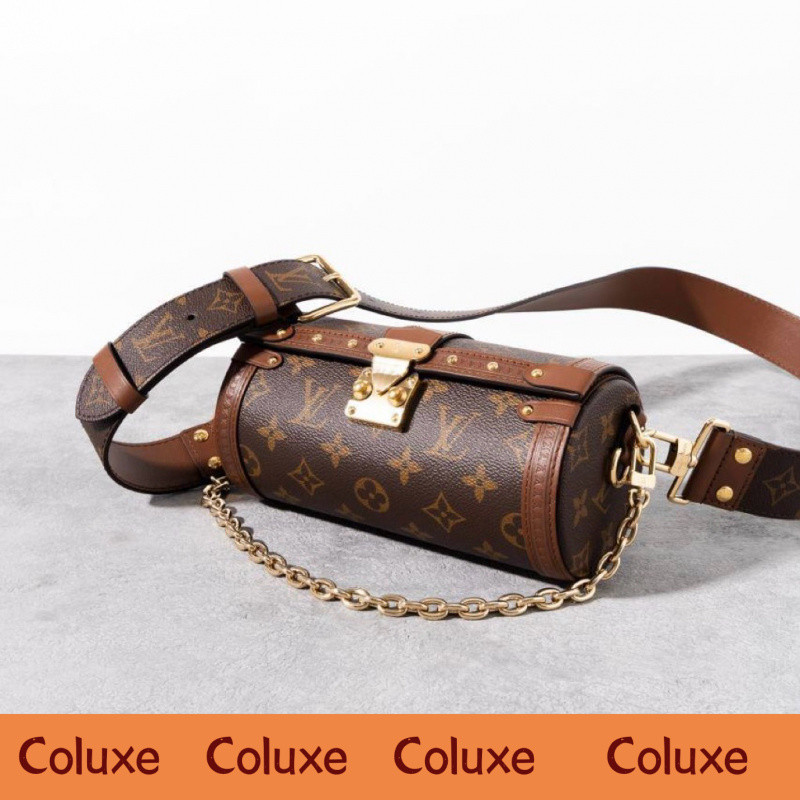 LO UIS VUITTON L V Papillon Trunk in Monogram Crossbody Bag