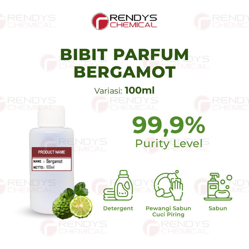 Bibit Parfum Bergamot 100ML / Parfum Bergamot Fragrance Oil 100 ML