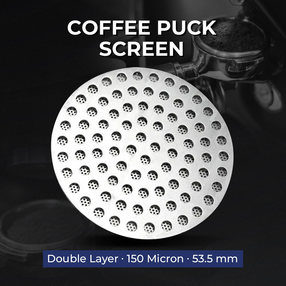Puck Screen Portafilter Espresso Double Layer 150 Micron 53.5mm - Double Layer Portafilter Screen 53