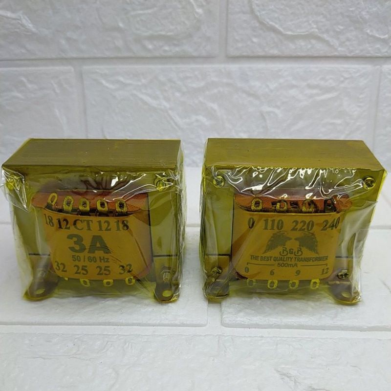 Trafo 3A CT/Non CT Merk B&B