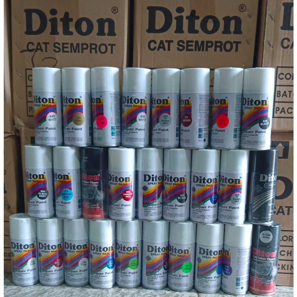 A. (RS) pilox pylox pilox diton 150cc 808 Red 840 White 839 Black 884 Black Doff 8540 Clear 836 Silv