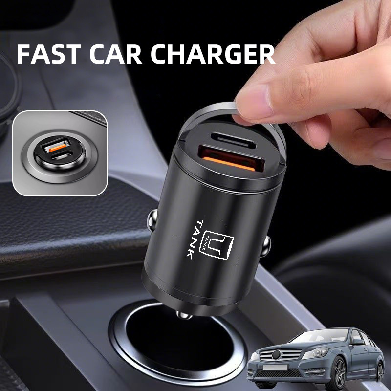 Mini Car arger Fast arging USB Type C arger Accessories For Great Wall GWM Tank 300 City 300 Border 