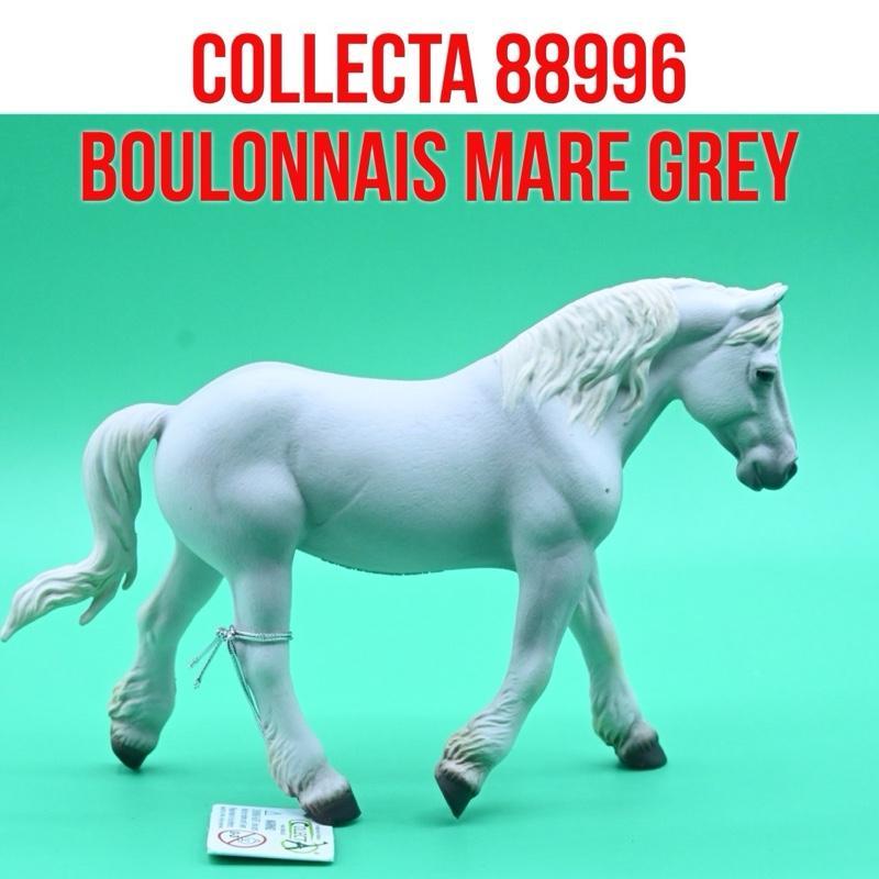 CollectA 88996 Boulonnais Mare Grey Horse Kuda Betina Equus Caballus | Mainan Binatang Miniature Hew