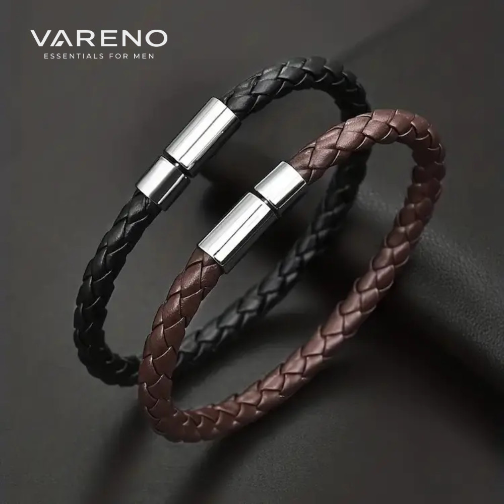 Vareno Atlas Bracelet - Gelang Kulit tenun gelang bracelet gelang kulit gelang pria gelang wanita Ge