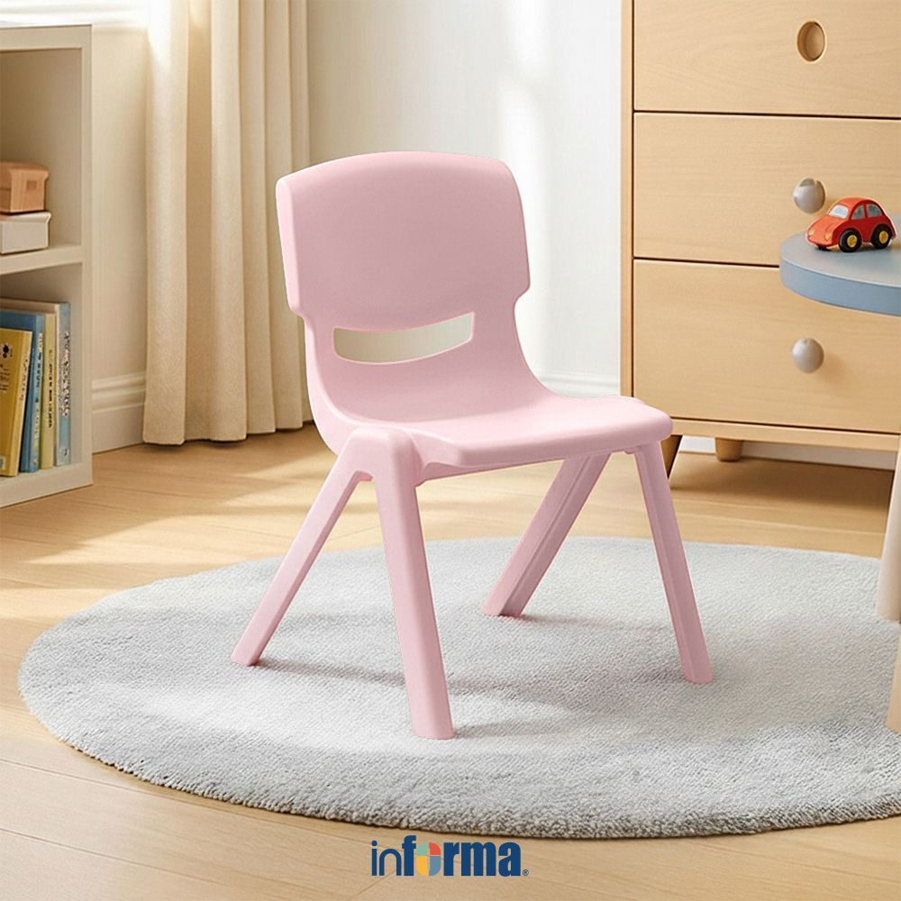 Informa Yaris Kursi Anak - Pink Tempat Duduk Anak Kids Chair Bangku Sandaran Bangku Balita Kursi Mai