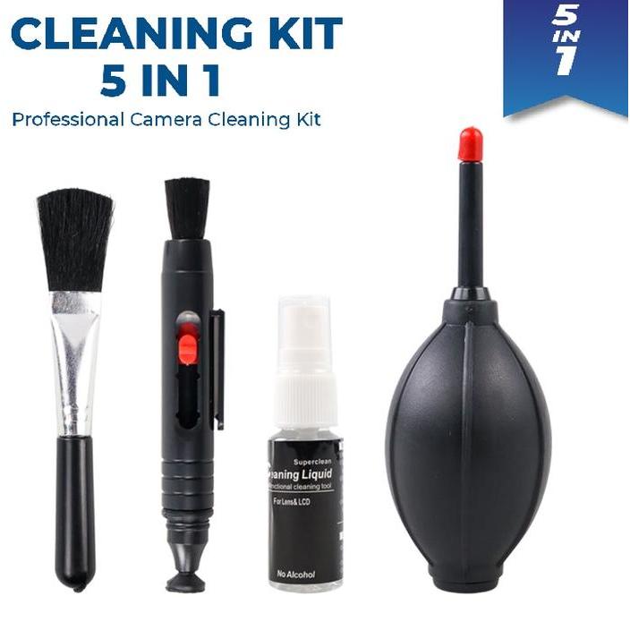 Glorious I.T CLEANING KIT 5 IN 1 Professional Camera Cleaning Kit Kamera Pembersih - Cleaning KIT 5 