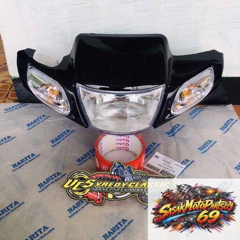 WIN-Batok Depan Vega R 2004 Cakram Hitam/Lama