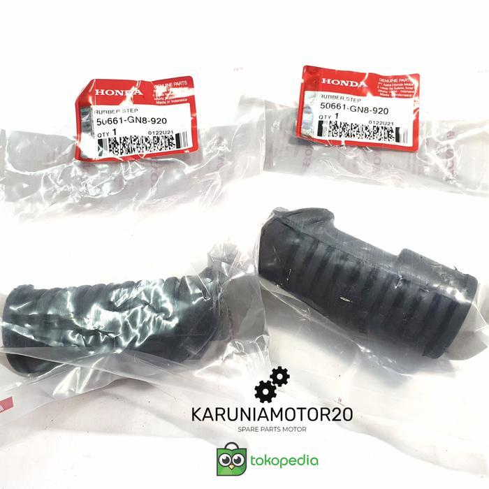 Karet Barstep Footstep Depan Set C70/Grand/Supra X 125 Original AHM 50661-GN8-920