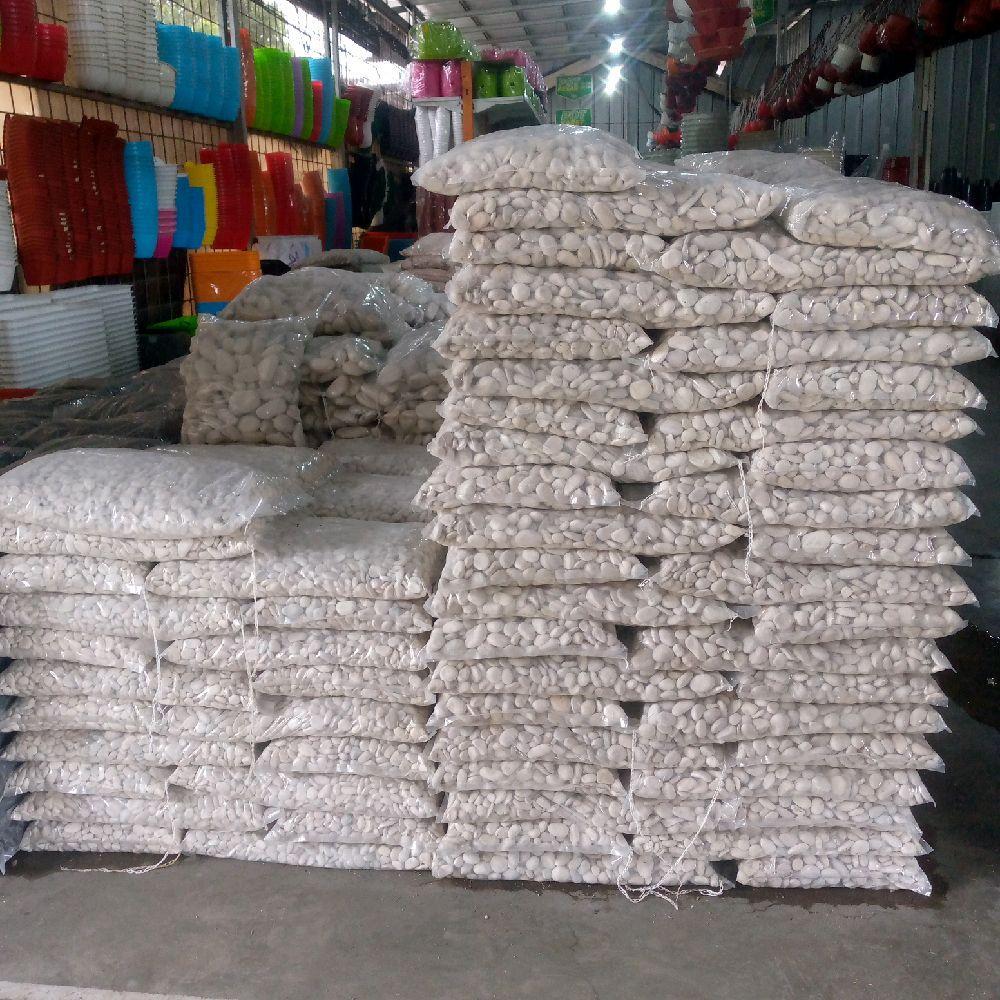 Batu Koral Hias  Putih Kemasan repack 7 kg Batu Hias Taman Kualitas Terbaik untuk Dekorasi Taman Kaf