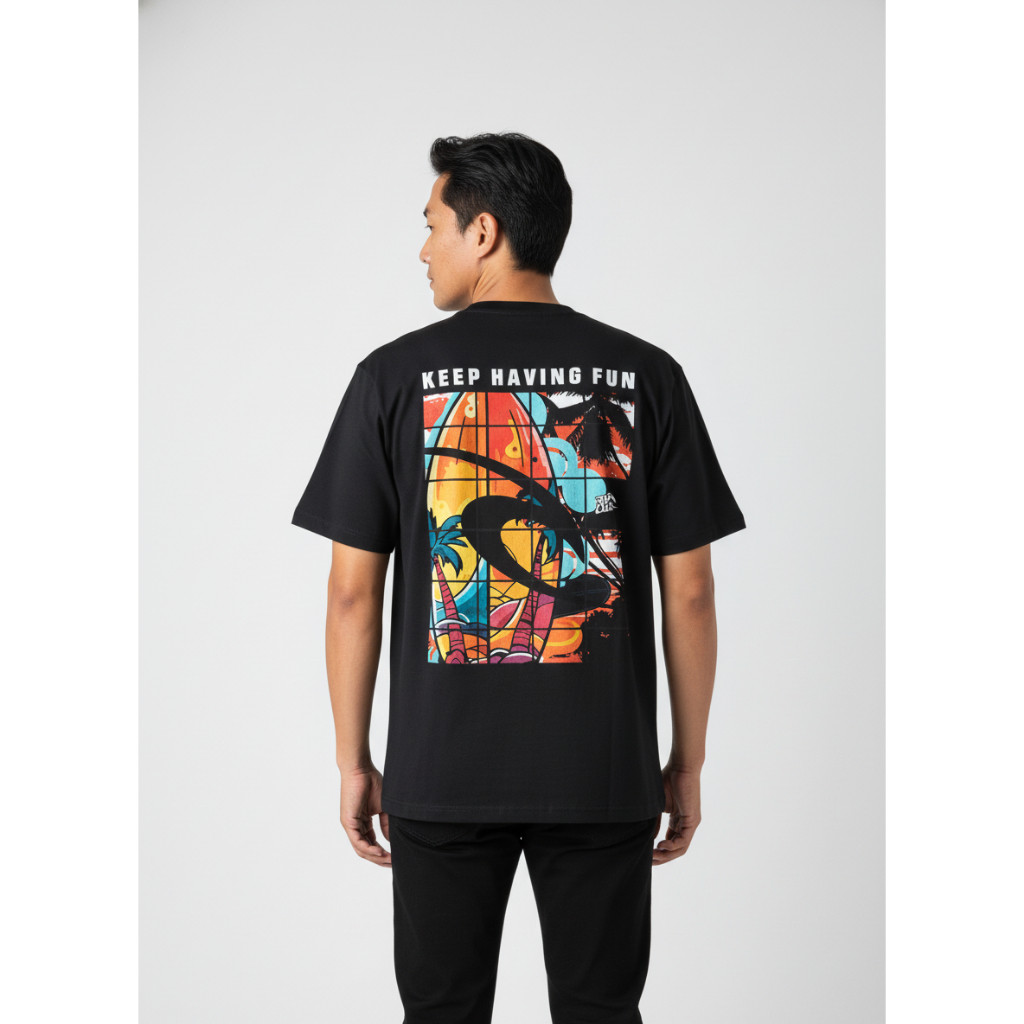 COD Kaos distro Unisex Pria Wanita RIPCURL || 100% COTTON COMBED 24s PREMIUM S