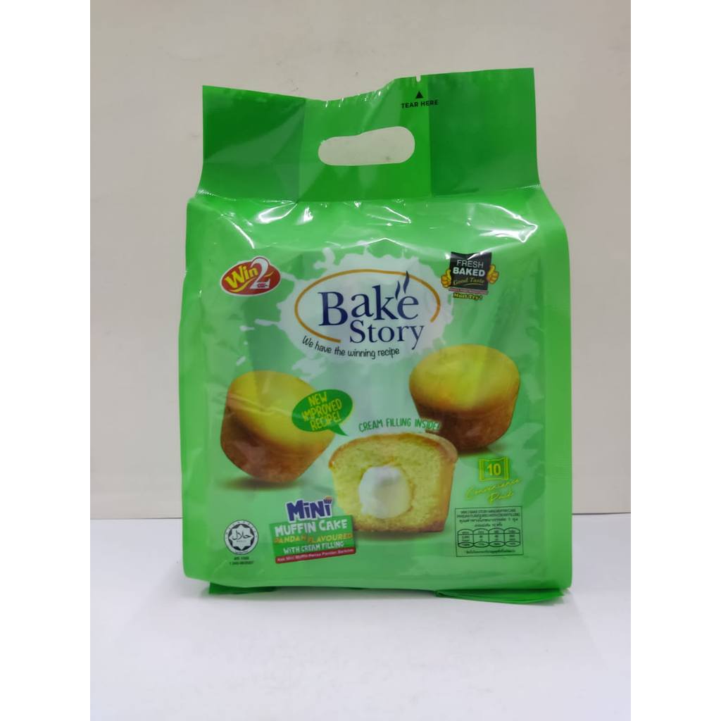 WIN2 BAKE S MINI MUFFIN PANDAN 20GX10