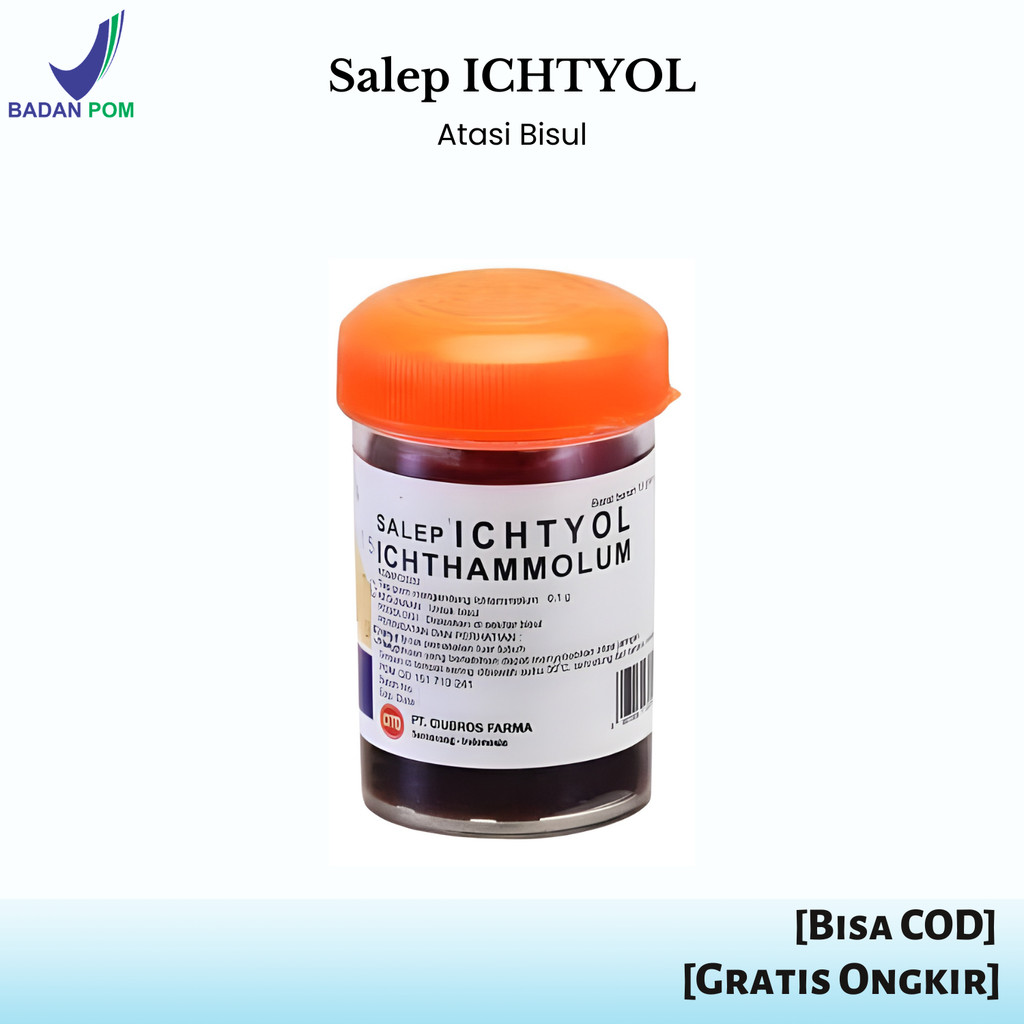 salep Ichtyol 15 Gr - Salep ampuh atasi Bisul Salep Hitam Ichtiyol Original