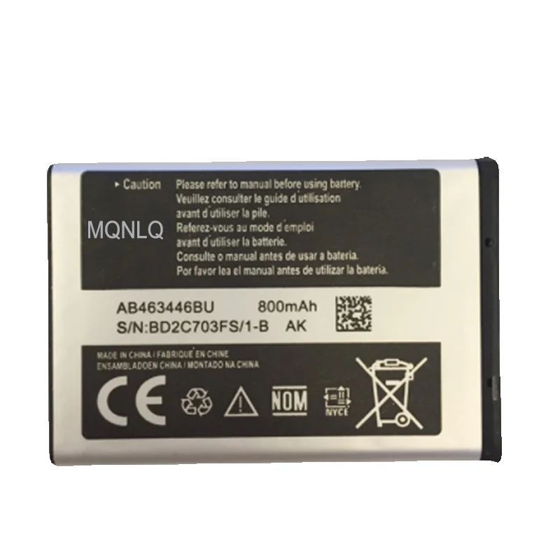 AB463446BU Battery for Samsung SGH SGH-E251,SGH-E428,SGH-E500,SGH-E900,SGH-E258,SGH-E350,SGH-E908,SG