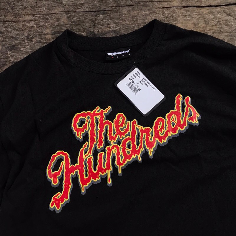 (COD) THE HUNDREDS SLIME SLANT TSHIRT BLACK