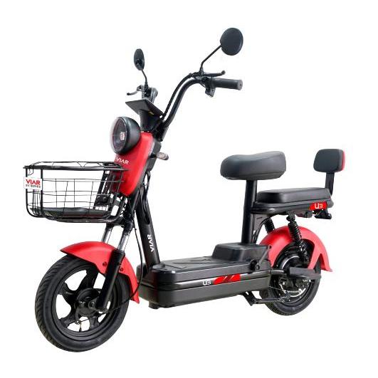 PROMO AWAL TAHUN SEPEDA LISTRIK VIAR U3 - Merah